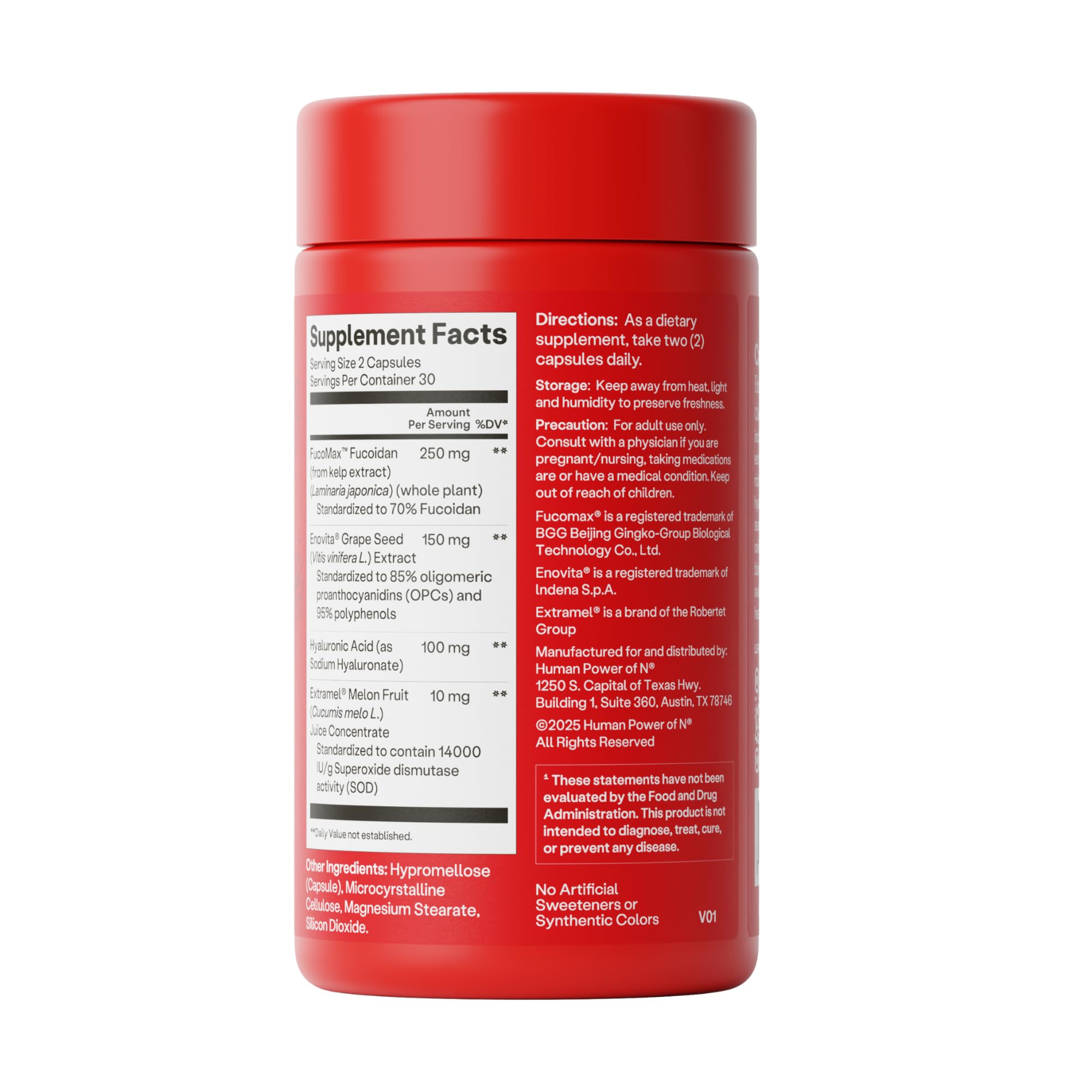 Humann Cardiovasular Health Daily 4-in-1 Capsules, Vascular Support, 60 Ct — Amazon image 3