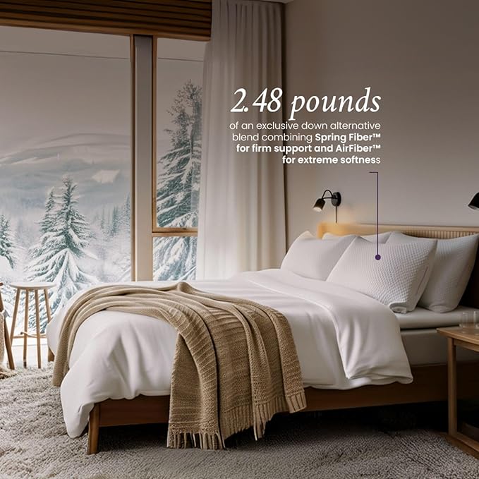 Set 2 Almohadas Poliéster Queen Ajustable miniatura 2