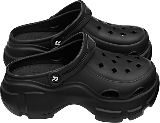 ARRIA AirClog Chunk & Classic Shoes, Unisex, Lightweight Slip-On Clogs with 360 Comfort, Breathable, Quick-Dry, Customizable Charms for Travel, Beach, Nurses, Gym & Home