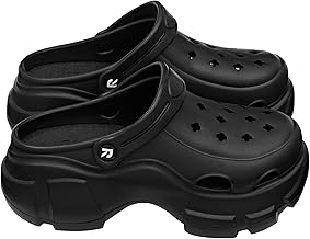 ARRIA AirClog Chunk & Classic Shoes, Unisex, Lightweight Slip-On Clogs with 360° Comfort, Breathable, Quick-Dry, Customizable Charms for Travel, Beach, Nurses, Gym & Home