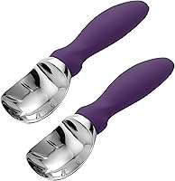 Vista 21 de Spring Chef - Cuchara de helado de metal resistente - Cuchara de helado apta para lavavajillas - Pala de helado comercial - Utensilios de cocina