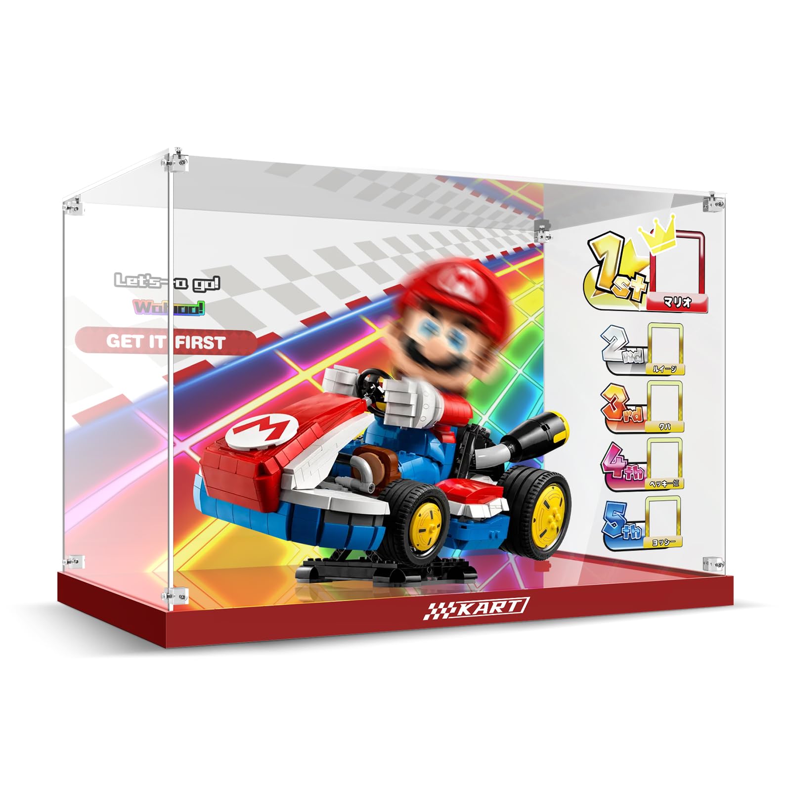 Amazon.com: Clear Acrylic Display Case for Lego 72037 Mario Kart