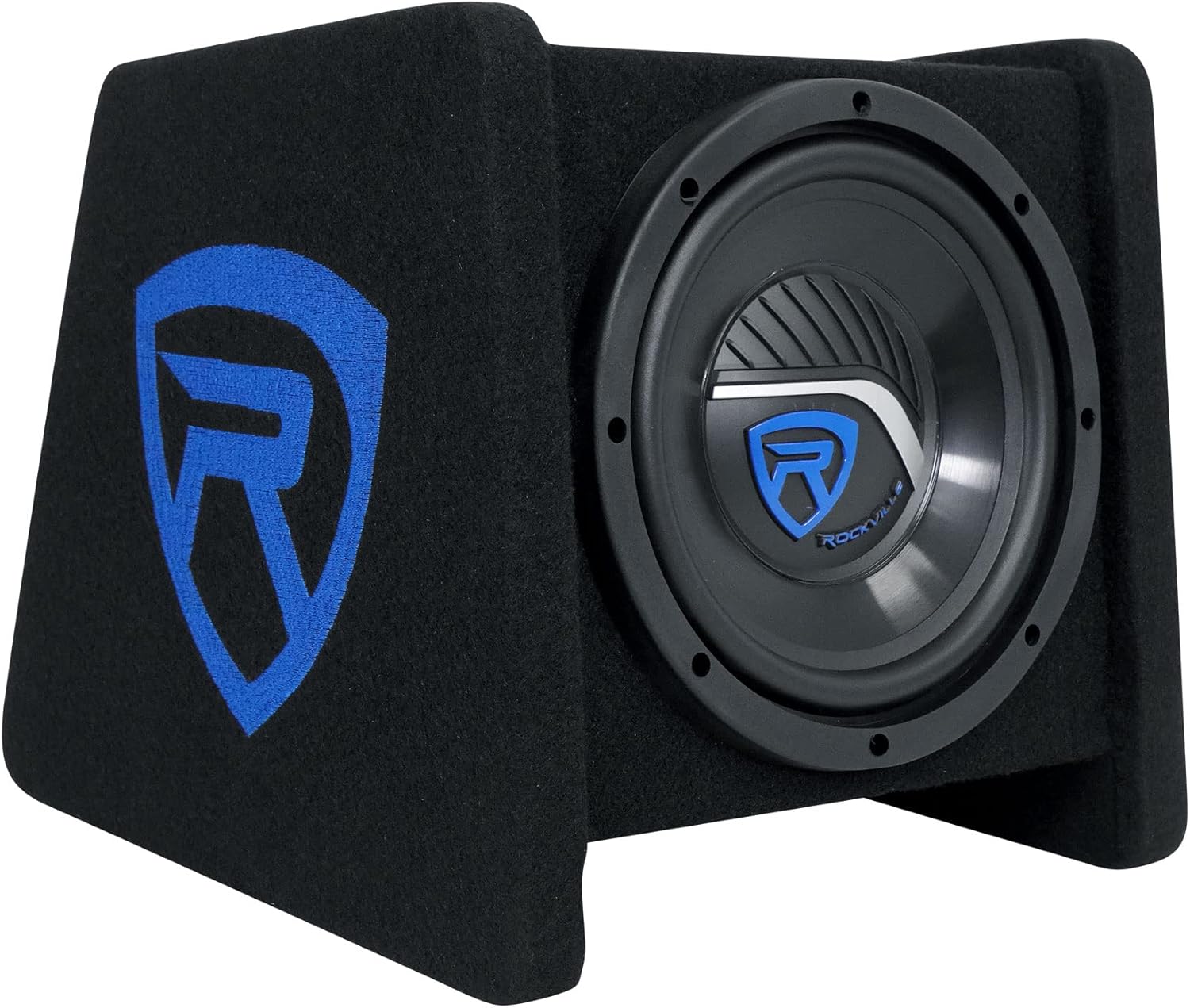 Rockville RV8P 8" 400W Peak/200W RMS Car Subwoofer in Vented Enclosure, 4 Ohm, Deep Bass, Durable MDF Build, for Car Audio 3 719UJQiDsML. AC SL1500