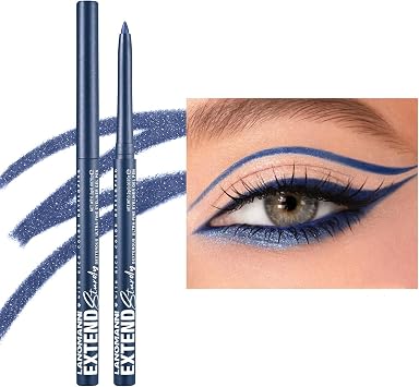 Eyeliner Pen Set, Shimmer Matte Eyeliner Pencil, Creamy Retractable Eyeliner, Super Pigment, Quick Dry, Waterproof & Smear Resistant, Creates Thick, Crisp Lines, Vegan & Additive-Free #08