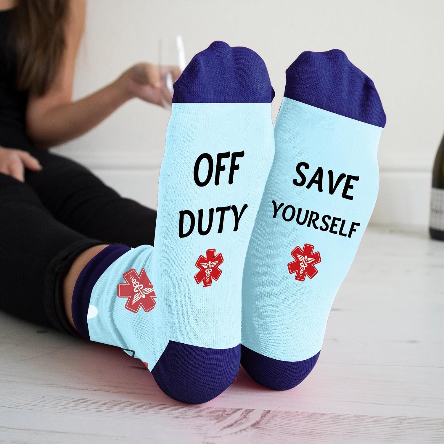Christmas Mothers Day Father's Day Birthday Gifts for Women & Men,Stocking Stuffers,Socks for Women,Mens Socks image 2