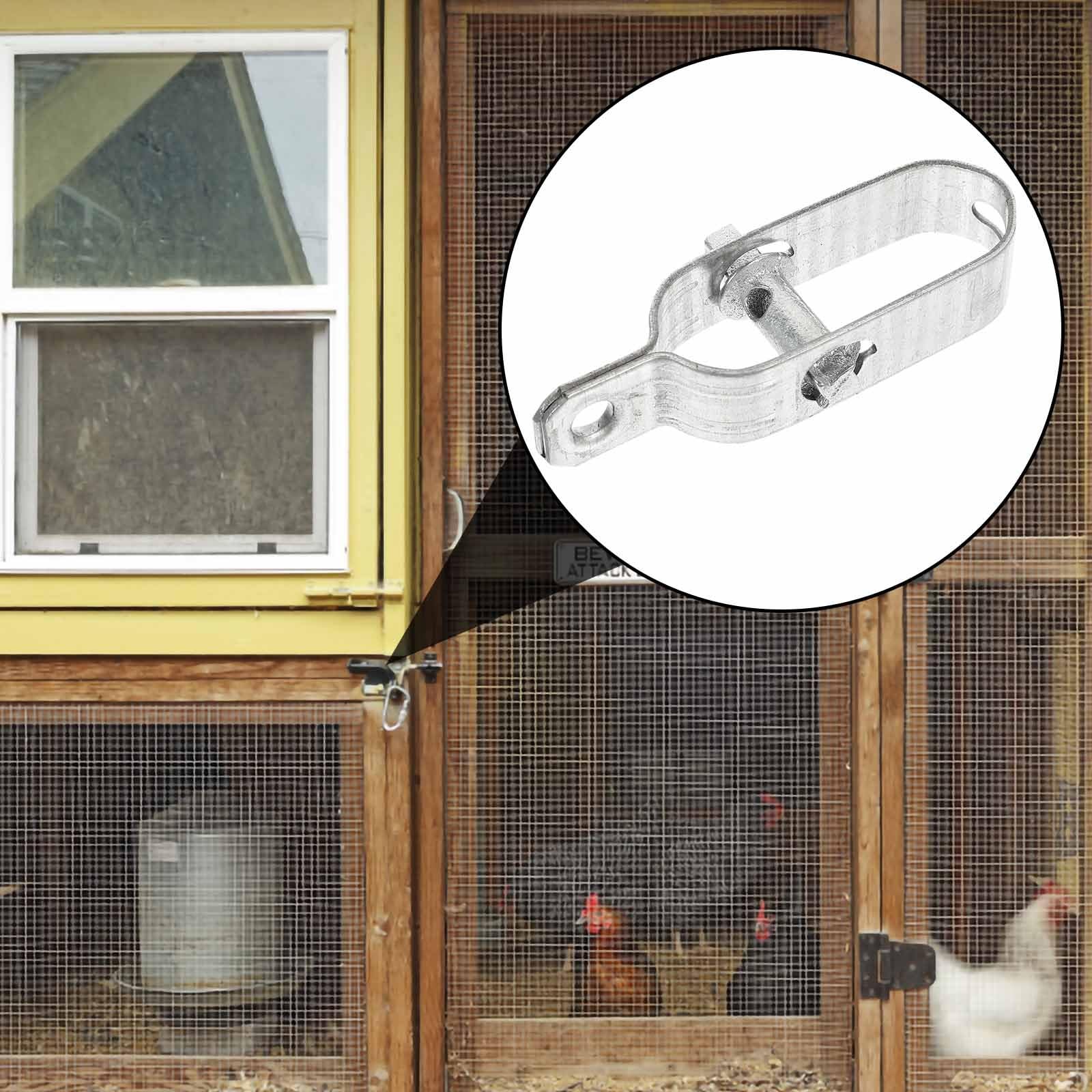 VICASKY Tenditori per Cavi Metallici in Acciaio da Giardino Set da 10 Pezzi, Tenditore per Filo D'acciaio Resistente All'usura, Tensione Cavi Facile da Montare per Recinzioni