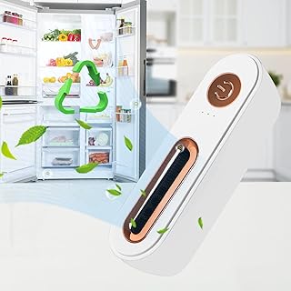Fridge Deodorizer Reusable for Years, Mini USB Refrigerator Deodorizer More Effective than Baking Soda and Charcoal Odor Absorber, Fridge Odor Eliminator, and Air Purifier for Car, Closet, Wardrobe, Shoes