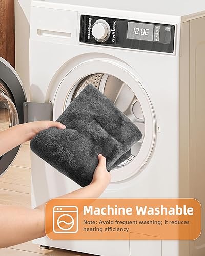 Miniatura 5 de Cama de Calentamiento Automático para Gatos 61 x 45.72 cm - Camas para Perros y Gatos para Interior y Exterior, Lavable a Máquina, Almohadilla