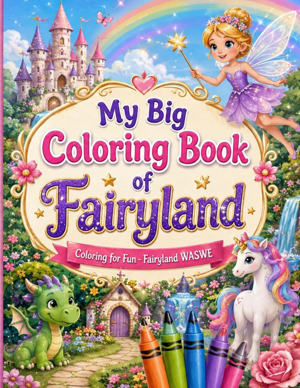 My Big Art Book of Fairyland: Coloring for Fun - Fairyland