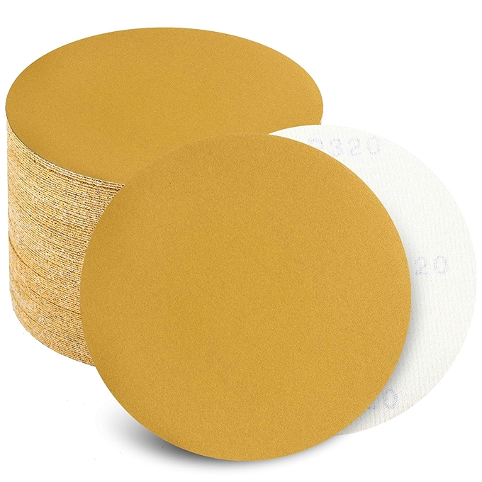 Keeimp 6寸无孔砂纸盘 320目砂纸 适用于汽车和木工 100片装