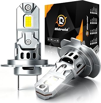 H7 LED Headlight Bulb Kit Canbus Plug & Play 6500K White, 26000LM