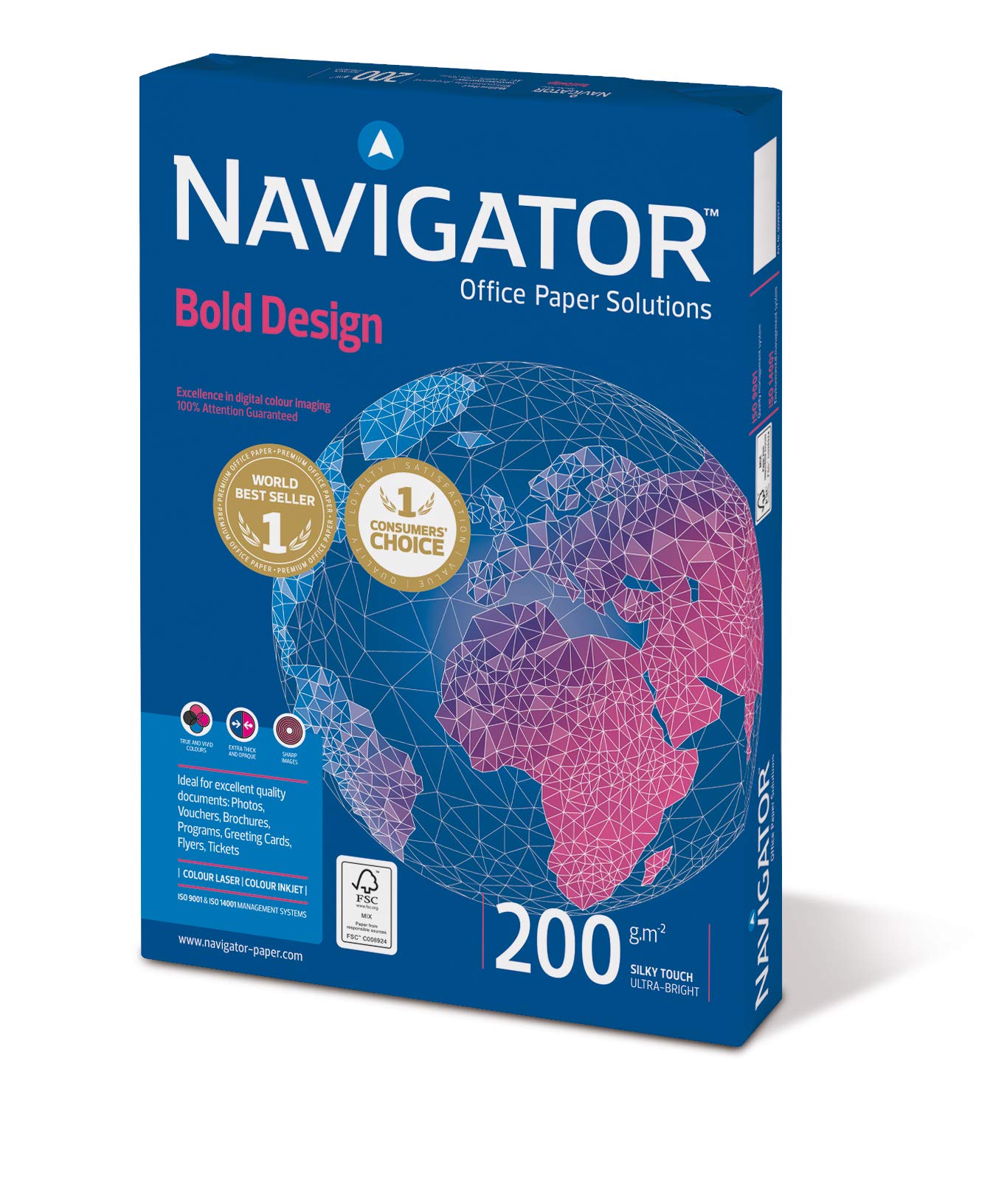 Navigator Bold Design Premium Office Paper A4 200 g 150 Sheets