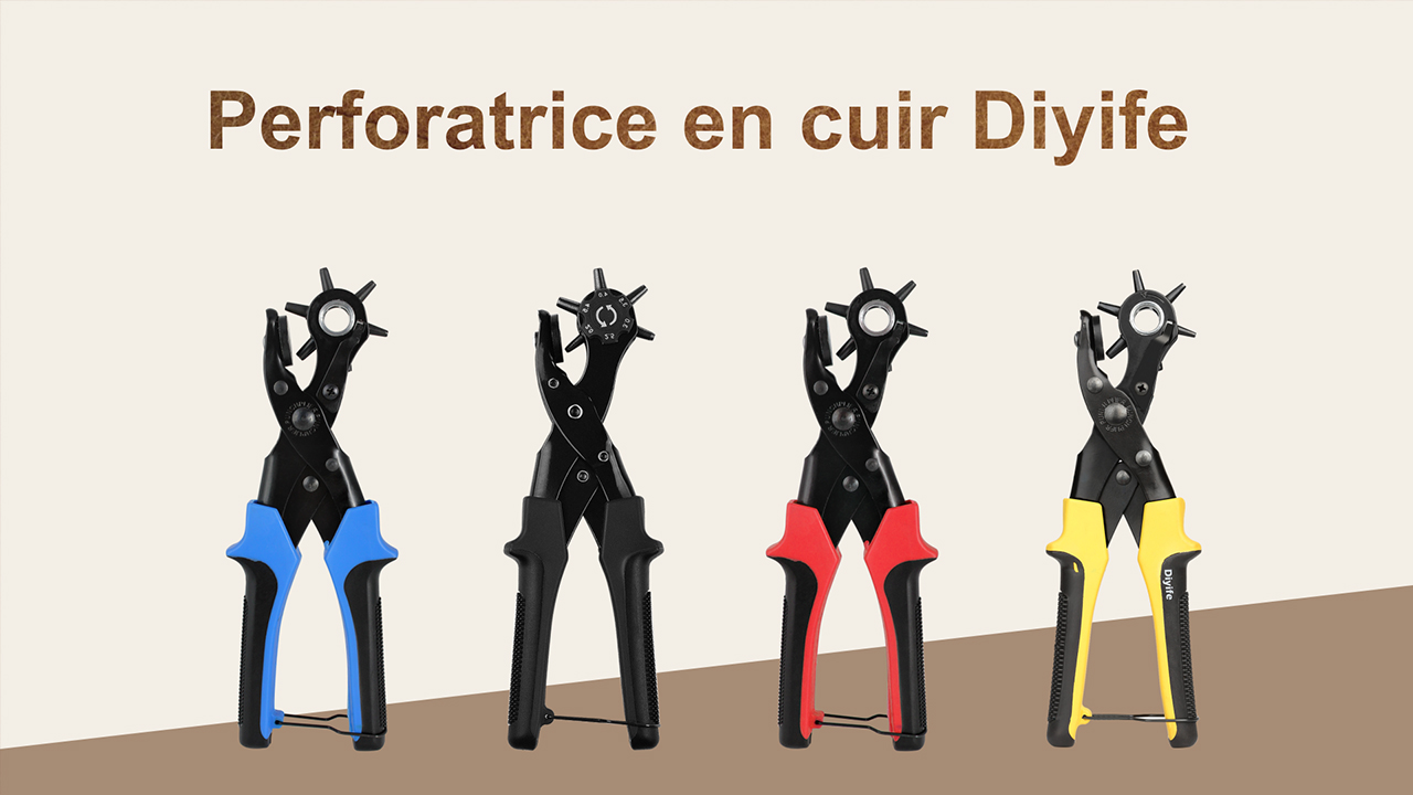 Kit De Poinçons Pour Cuir - 8 Pièces En Acier Carbone - Pour Découpe Précise Du Cuir, Tissu, Argile Polymère - Idéal Pour La Maroquinerie DIY