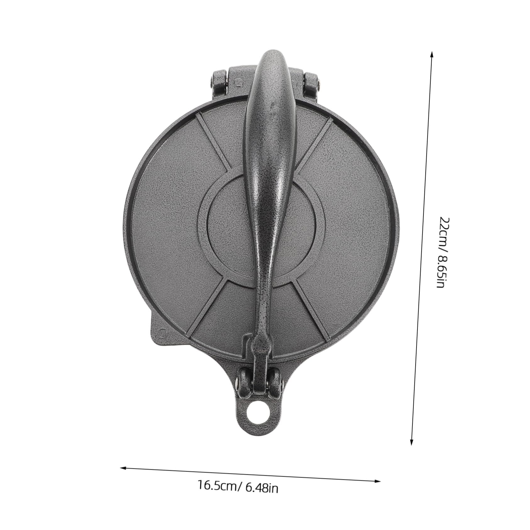 Healifty 1pc Practical Aluminum Alloy Tortilla Maker Manual Press Tool for Quick Flour Tortilla Preparation Easy to Clean Kitchenware for Homemade Tacos and Roti