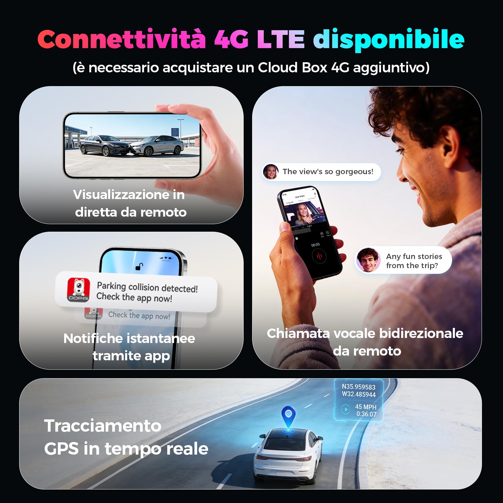 DDPAI Z90 Master 3 Kanal Dashcam Vorne Hinten Innen(4K+4K+3K),Dual STARVIS 2 IMX678 3 HDR Dashcam Auto, 64GB EMMC+128GB Karte Dash Cam, inkl.CPL, Nacht, GPS/ADAS/KI, WLAN, 4G LTE, 24h Parkwache,IPS 3"