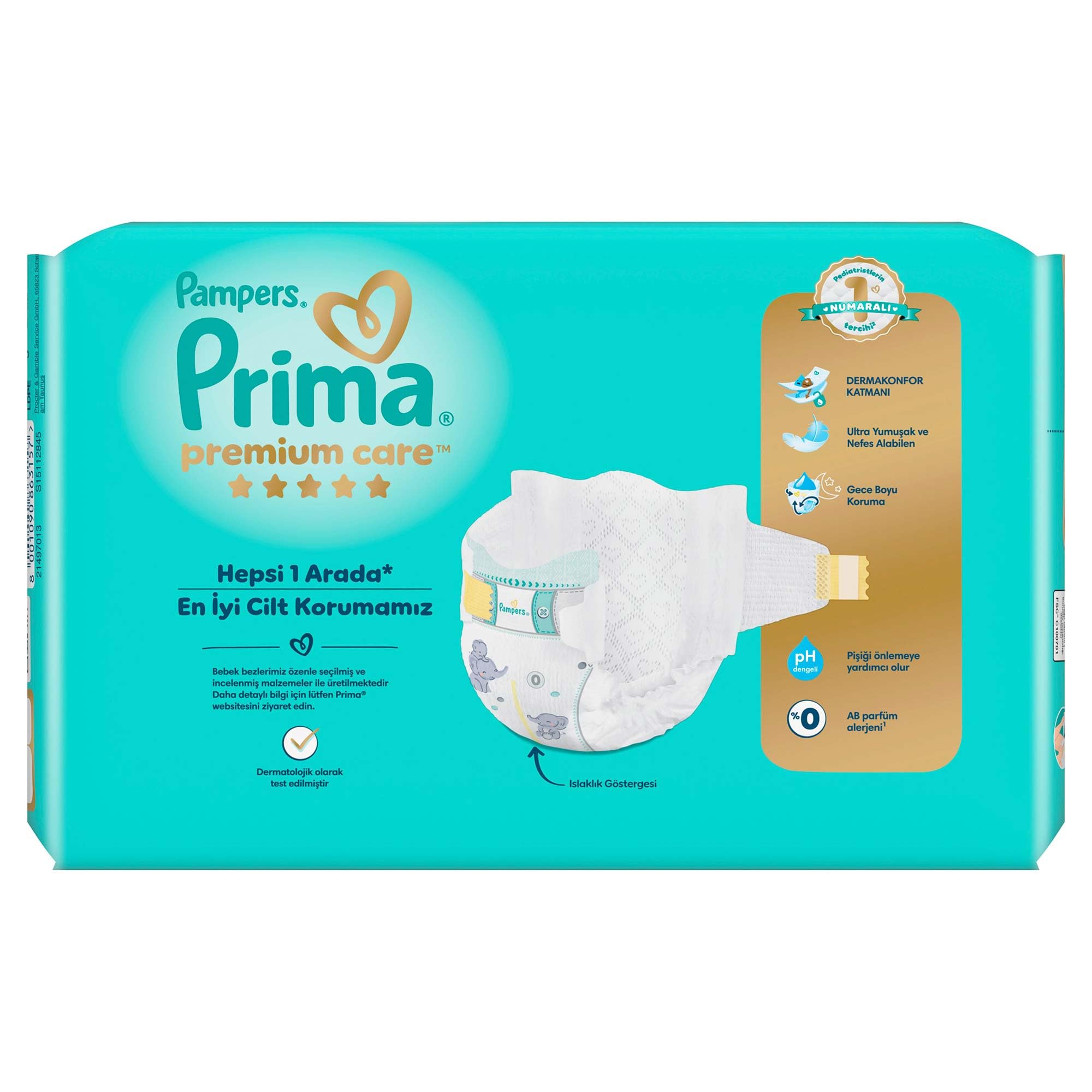 Prima Bebek Bezi Premium Care 0 Numara 30 Adet