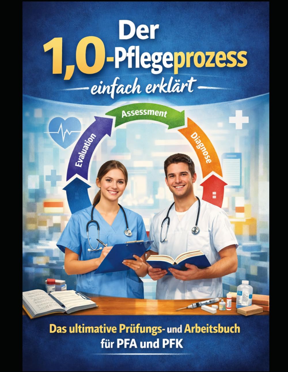 Der 1,0-Pflegeprozess einfach erklärt: Das ultimative Prüfungs- und Arbeitsbuch für PFA und PFK (Einfach Lernen - Pflegeausbildung)