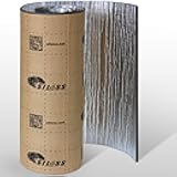 Liner 157 mil (4 mm) 36 sqft Aluminum Foil Finish Car Sound Deadening & Heat Insulation Closed Cell Foam - PE Foam Sound Deadener
