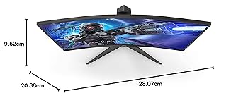 【7/1まで】AOC C32G2ZE 32インチ ゲーミングモニター Aoc C32G2ZE/BK 32 Cale, Monitor Gamingowy, Czarny : Amazon