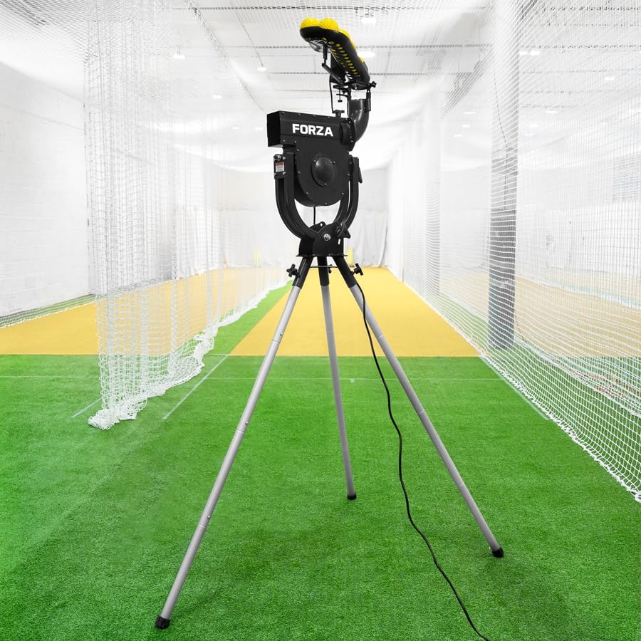 FORZA V62 Cricket Bowling Machine | Adjustable Speed, Swing and Spin for Comprehensive Batting Practice