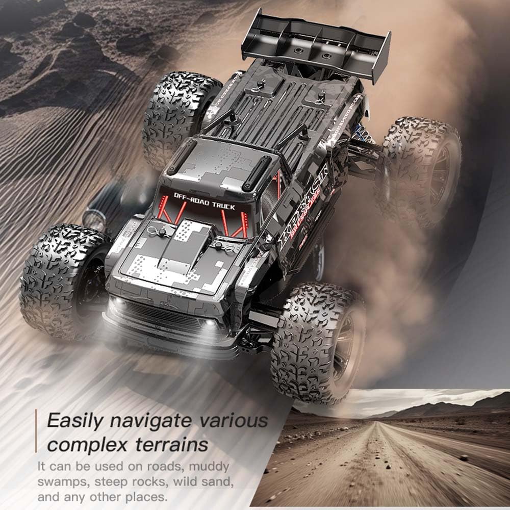 X-Verse 1:12, 70 km/H, auto radiocomandata per adulti, 4 WD, camion radiocomandato veloce, con motore 3S, 2,4 GHz, All Terrain Offroad RC Truggy, 3 batterie