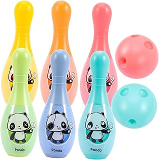 BESTOYARD 1 Conjunto De Ternos Para Meninos Brinquedos Para Boliche Ao Ar Livre Jogos Internos Brinquedos De Boliche Acessórios De Boliche Kit De Boliche Infantil Jogo Esportivo