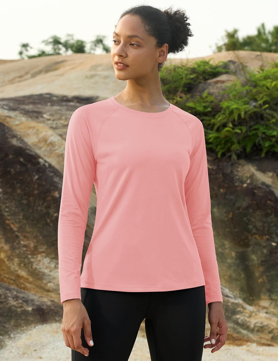 MAGCOMSEN Women's Thermal Shirts Fleece Pullover Long Sleeve Undershirt Tops Warm Workout Winter Base Layer - Image 3