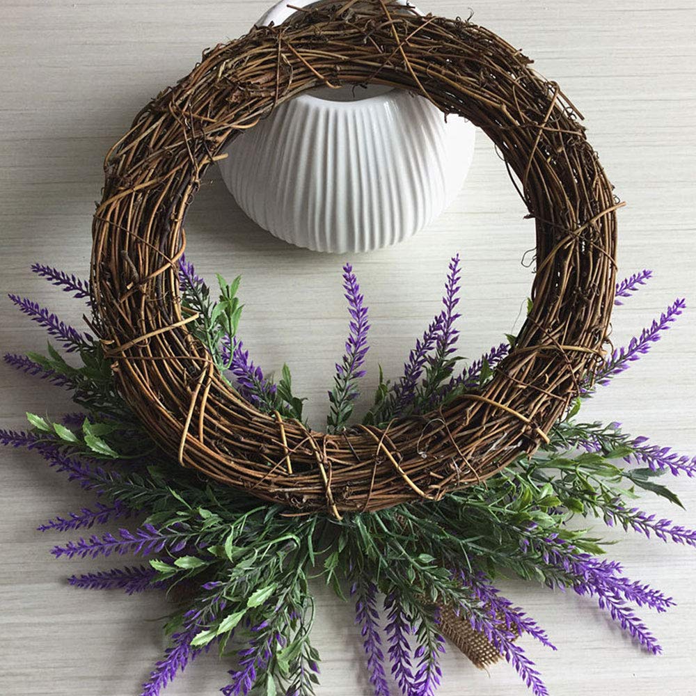 Ghirlanda Artificiale Di Lavanda Viola 1,8 M - Rampicante Finto Per Decorazioni Primaverili, Matrimoni E Casa - 2