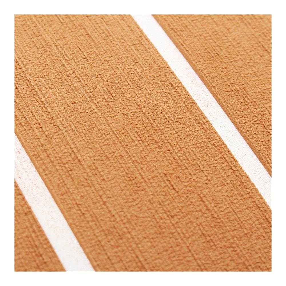Surf Bag - Self Adhesive EVA Boat Yacht Marine Flooring Faux Imitation Teak Decking Sheet Pad 1200x2400x5mm Foam Floor Mat Brown