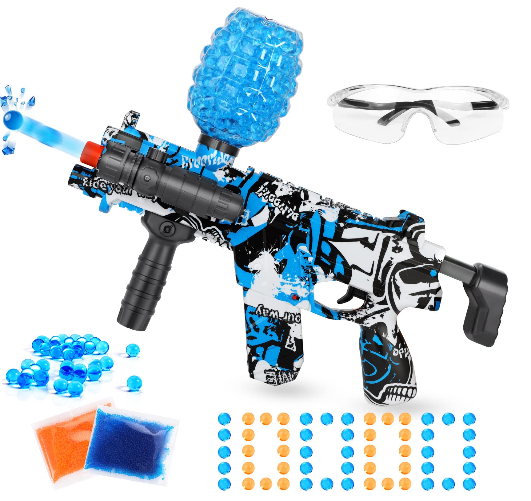 Buy JFIEEI Splatter Ball 4in1 Gel Automatic,Gel Ball Blaster Toy 70