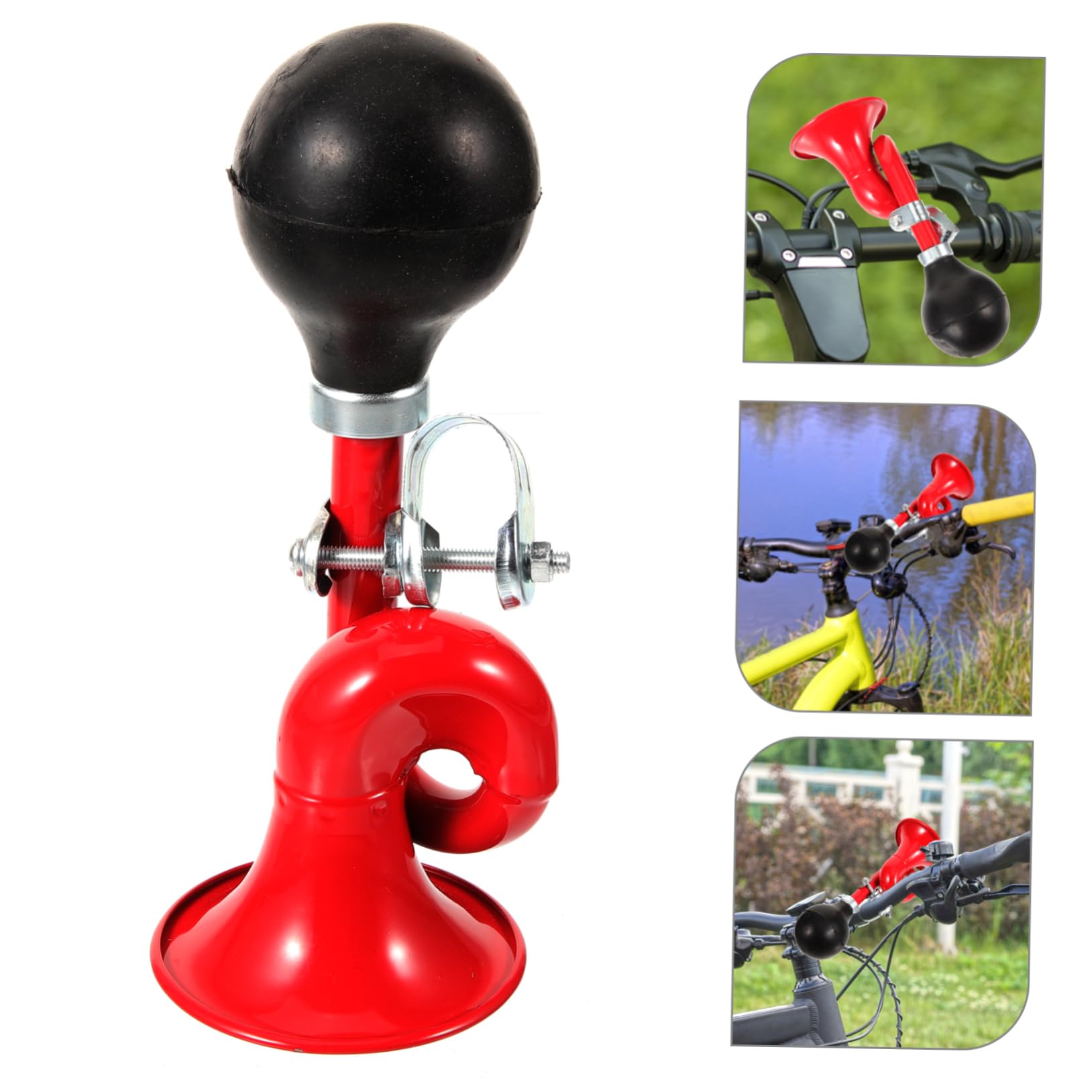 ibasenice Air Horn for Bikes Loud Cycle Horn for Mountain and Road Biking Easy to Install Durable and Design for Outdoor Cycling Adventures