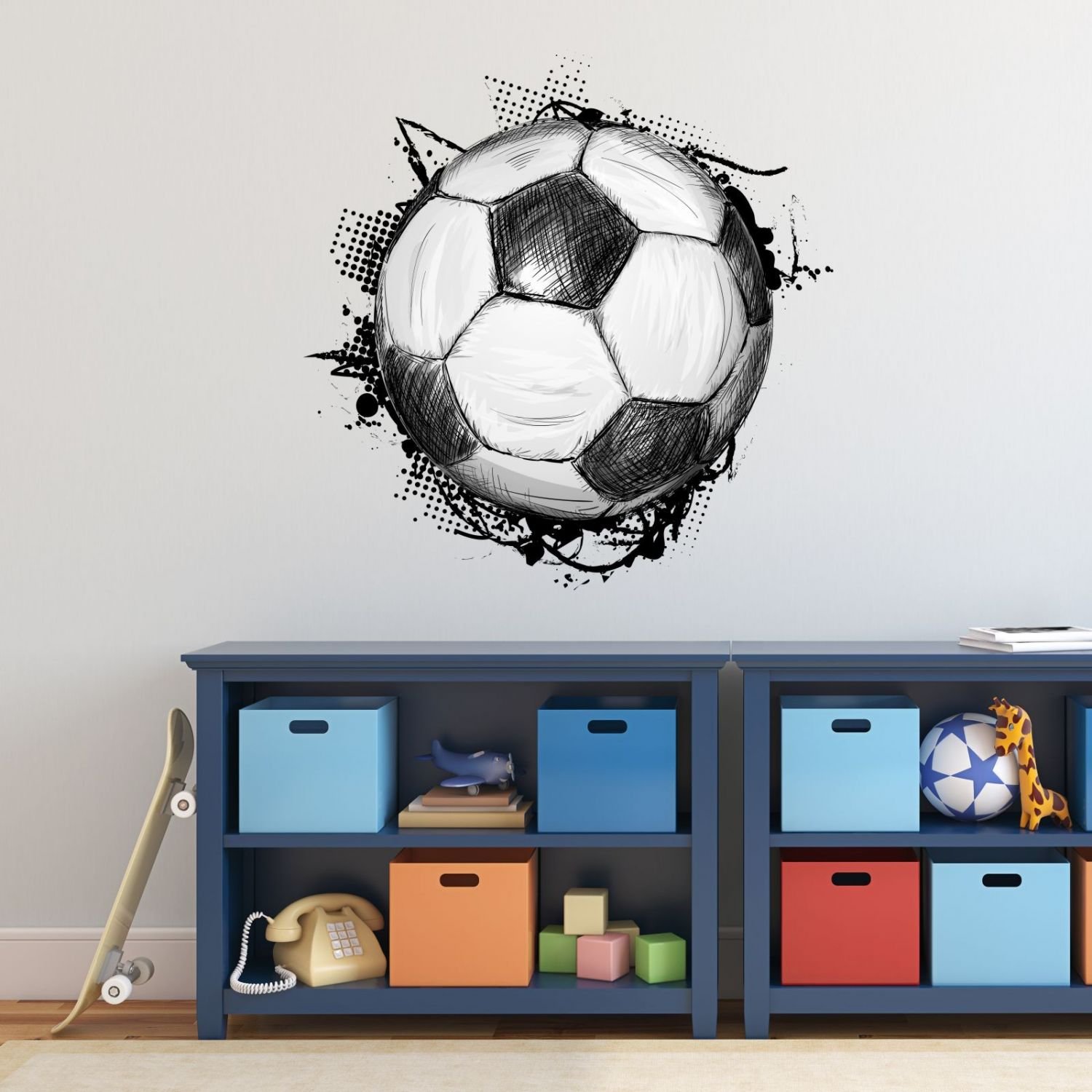 nikima - Adesivo da Parete Decorazione da Parete per Bambini, Motivo: Ragazzo, Dimensioni: 1250 x 1250 mm