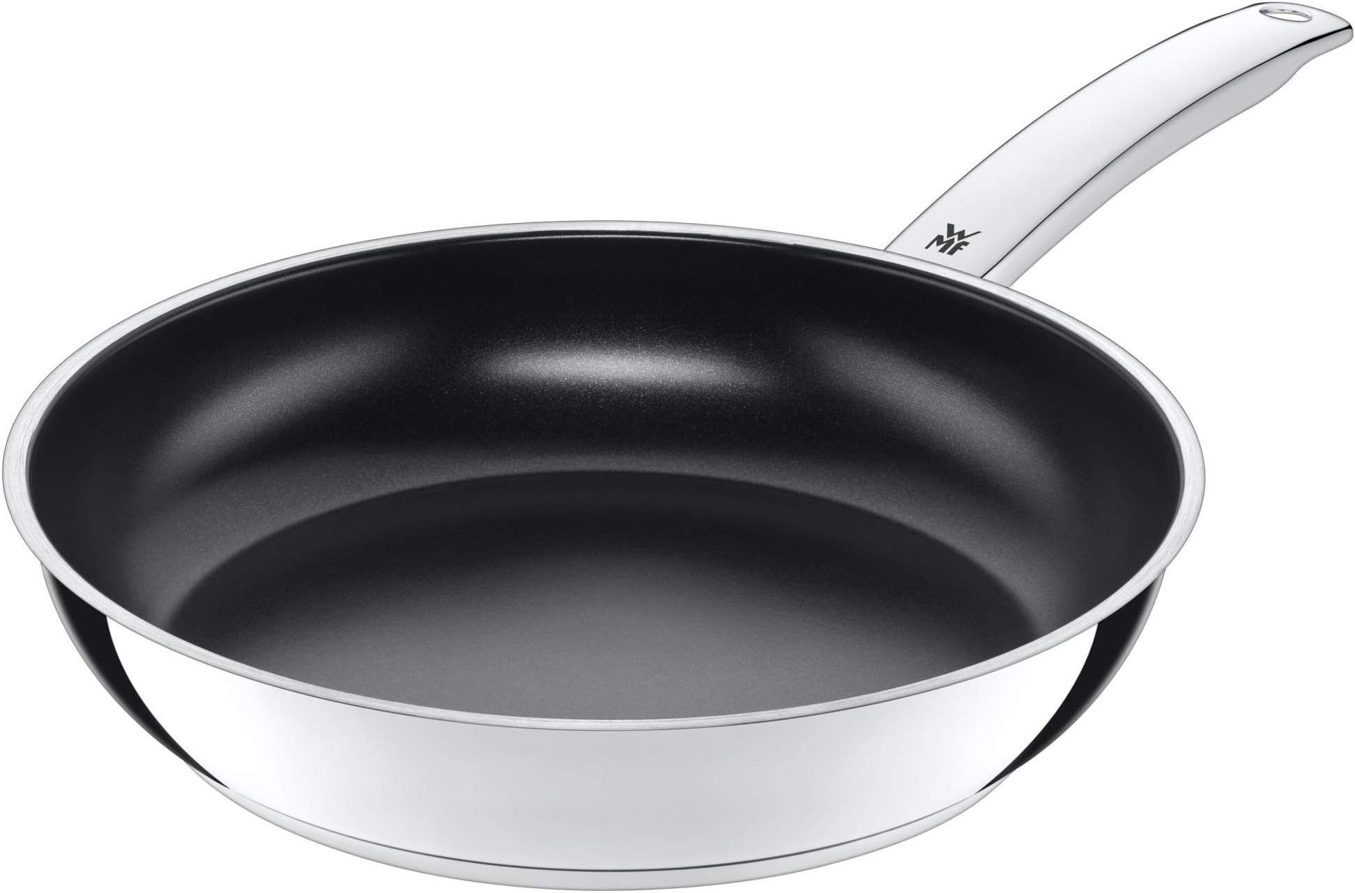 WMF Durado Induction Frying Pan, 24 cm, Cromargan Stainless Steel Coating, Ceramic Coating, Oven-Safe