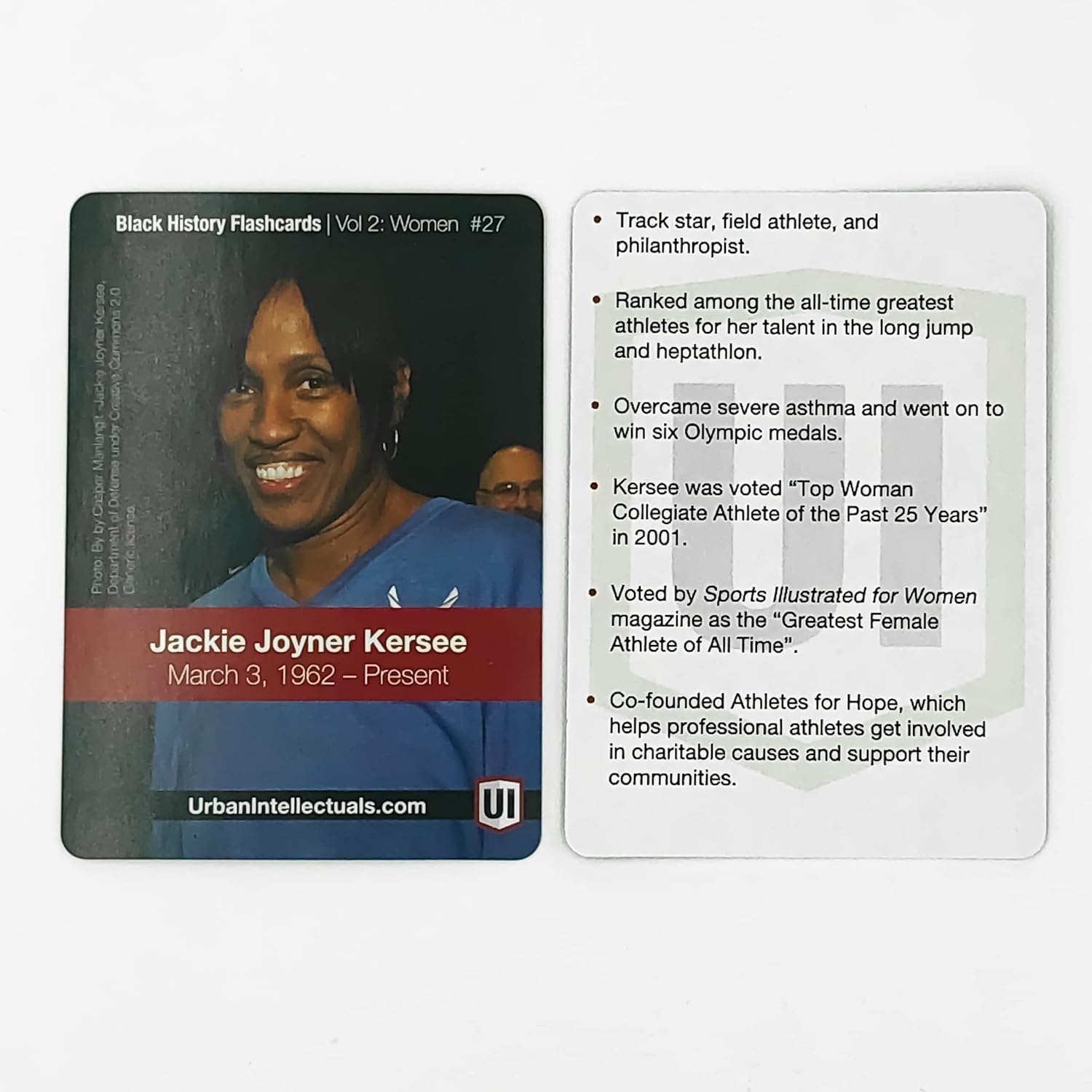 Urban Intellectuals Black History Flashcards - Volume 2, Famous Black Women, Education Resources for High School, Exceptional African-American Women Heroes