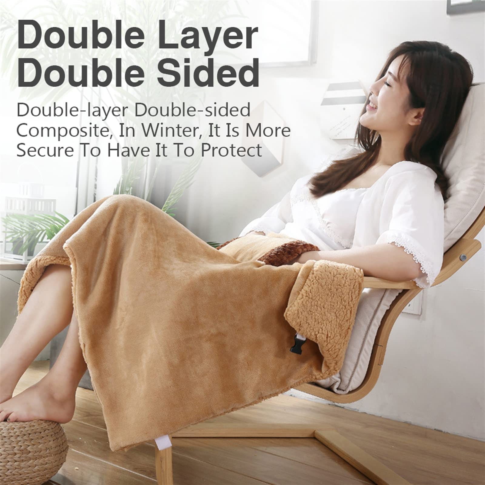 Heat Blanket USB Electric Blanket Soft Thickened Heating Bed Machine  Washable Thermostat Electric Mat, 23.6.31.5 inches, Brown : Amazon.de: Home  u0026 Kitchen