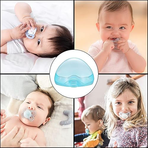 Miniatura 7 de Funda para chupete, 6 fundas para chupete, caja para chupete, cajas de contenedores para accesorios para chupetes, clips para chupete, chupete para