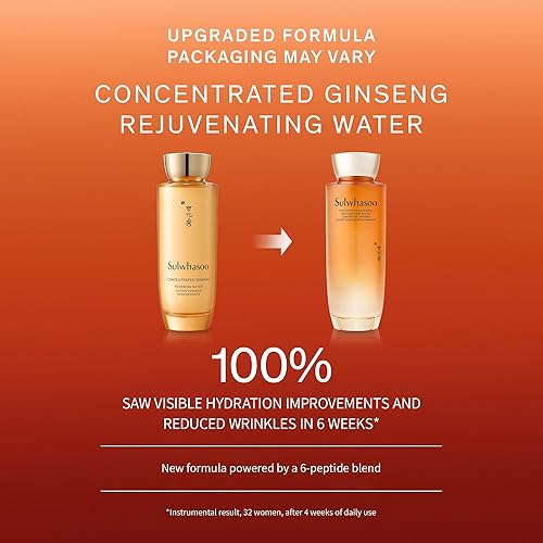 Miniatura 2 de Sulwhasoo Agua rejuvenecedora concentrada de ginseng: ginseng coreano y péptido hidratante con niacinamida, ácido hialurónico y glicerina para