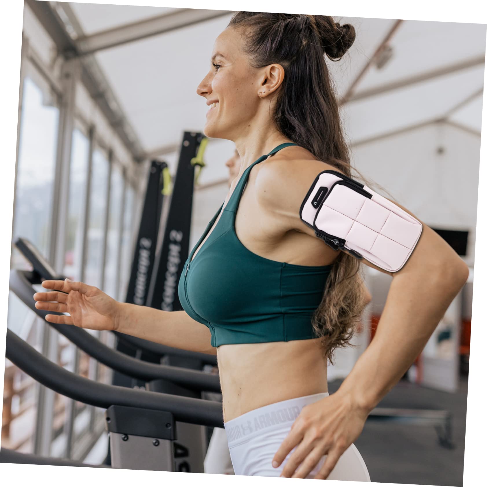 Gadpiparty 3piezas Bolsillo De Brazalete para Teléfono Funda Deportiva Transpirable para Correr y Ejercicio Soporte Móvil para Brazo
