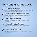 APPALON Unisex Kids Uniform School/Sports/Casual Black Shoes | Classic Velcro Strap Comfort and Durability, EVA Sole and REXIME Upper Shoes for Boys & Girls, Size Kids 13 gallery image