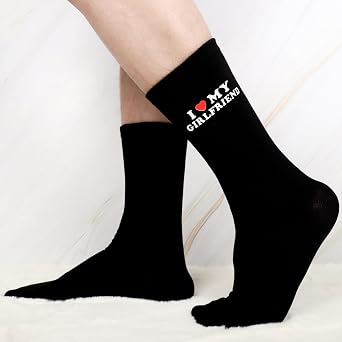 Moyel Gifts for Boyfriend Husband Him Funny Socks for Men | Fun Novelty Crew Socks Gift Ideas for Anniversary, Valentine's Day, Christmas, Birthday, Wedding Engagement
