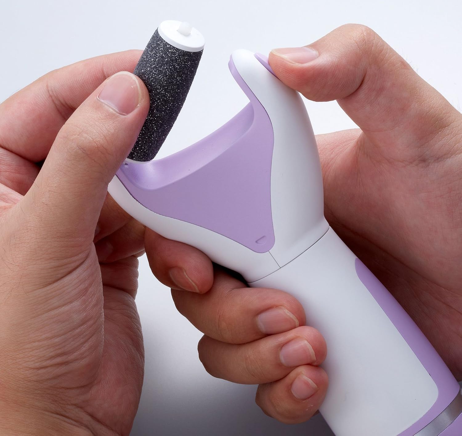 Perfect Electric Callus Remover/Shaver/Pedicure Tool, Battery operated, Purple