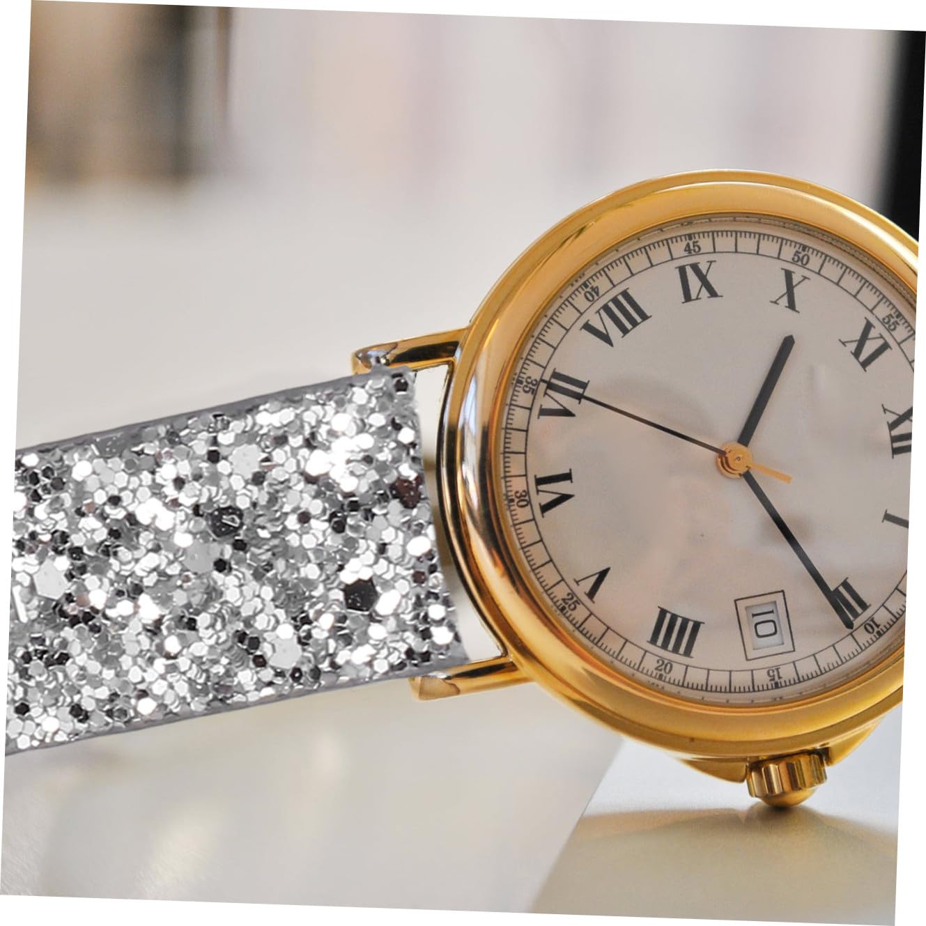 Artibetter 3 Pièces Sangle 3 Bandes Bracelet De Montre Bling Ceinture De Montre De Remplacement Bracelet De Remplacement De Montre-bracelet Montre De Remise En Forme Bracelet Femme Faux Cuir