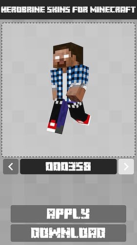 Herobrine Skins for Minecraft PE