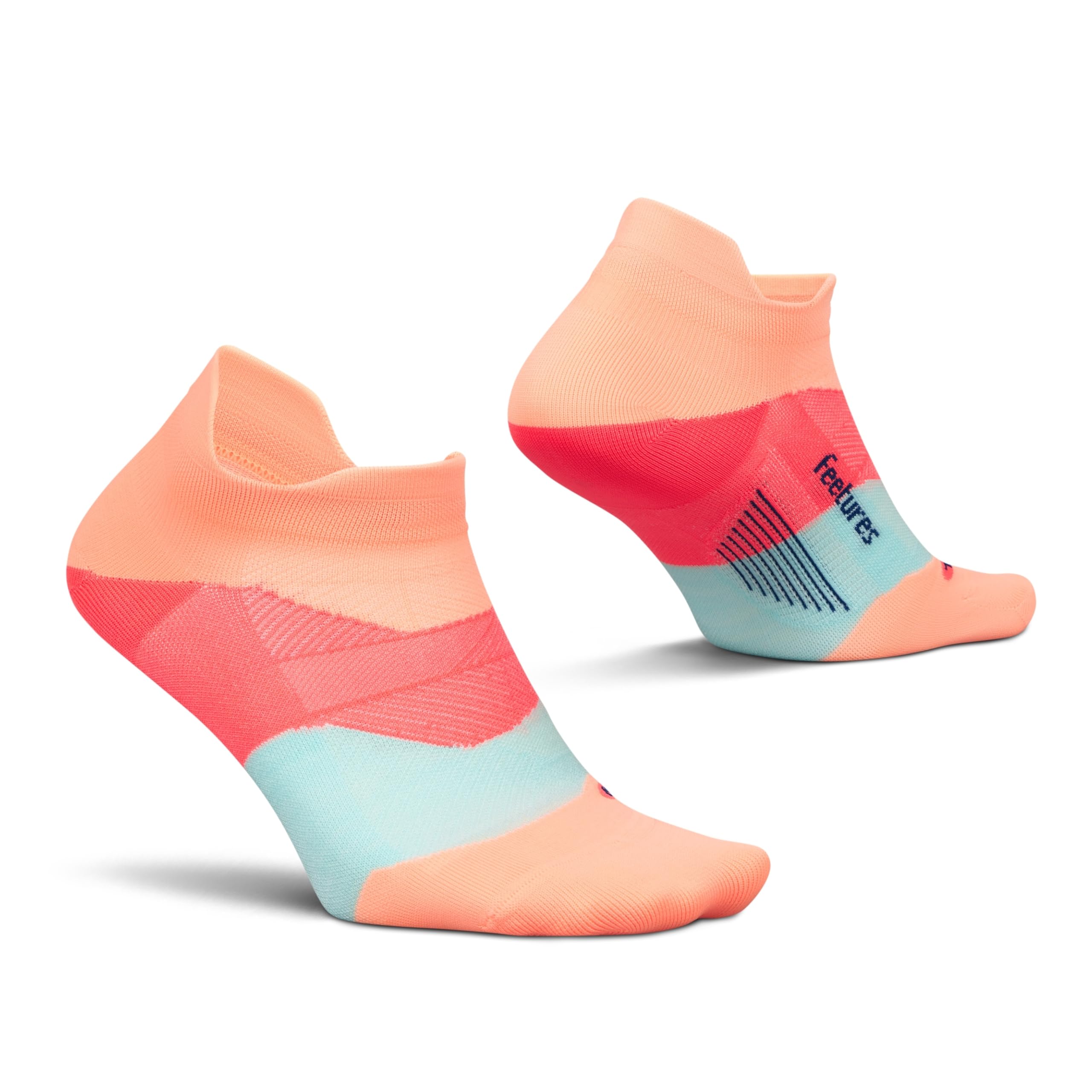 Feetures Elite Ultra Light No Show Tab Ankle Socks - Sport Sock with Targeted Compression