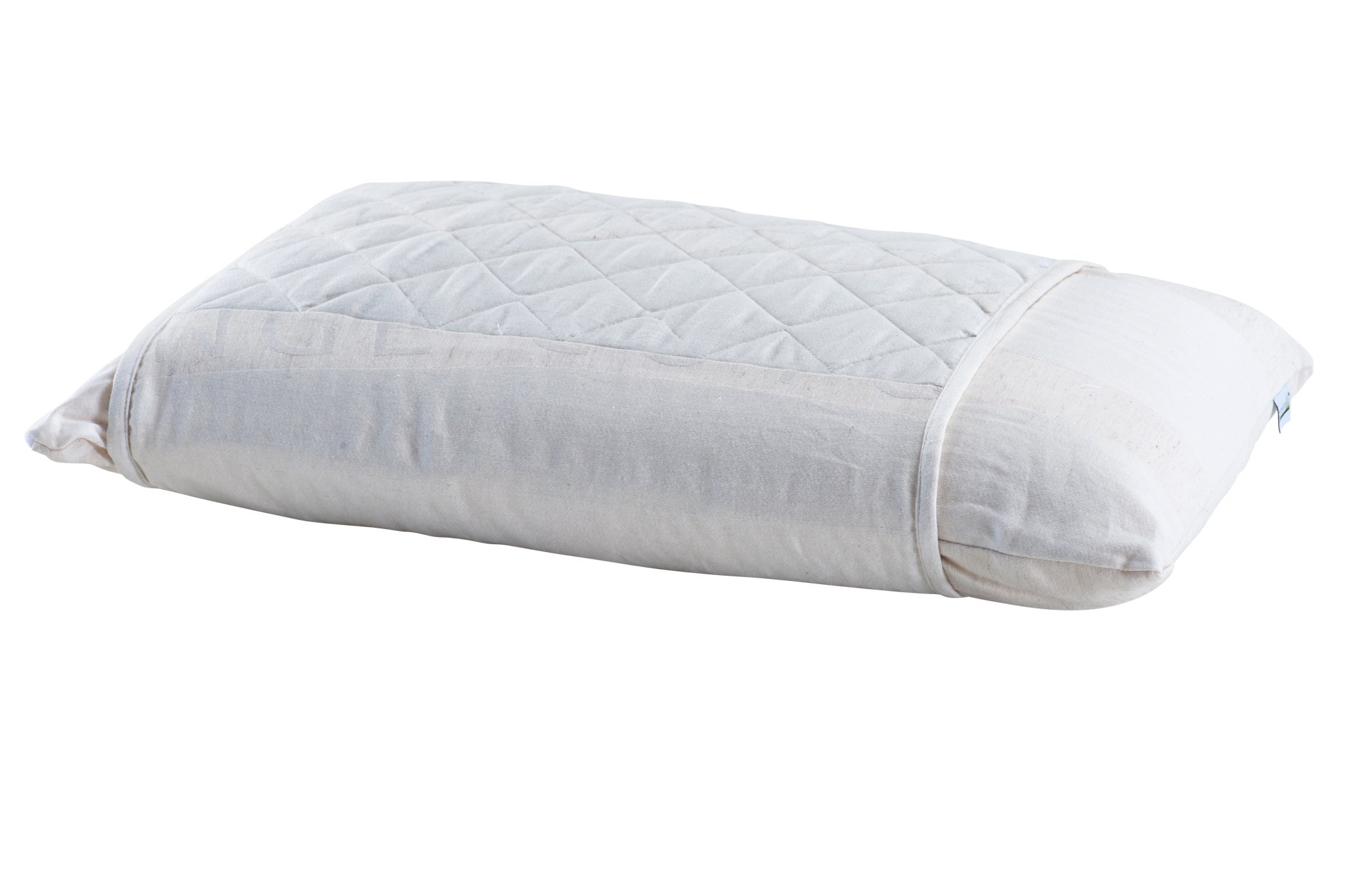 Oreiller latex naturel Mon-matelas-naturel coutil lin et coton bio lavable