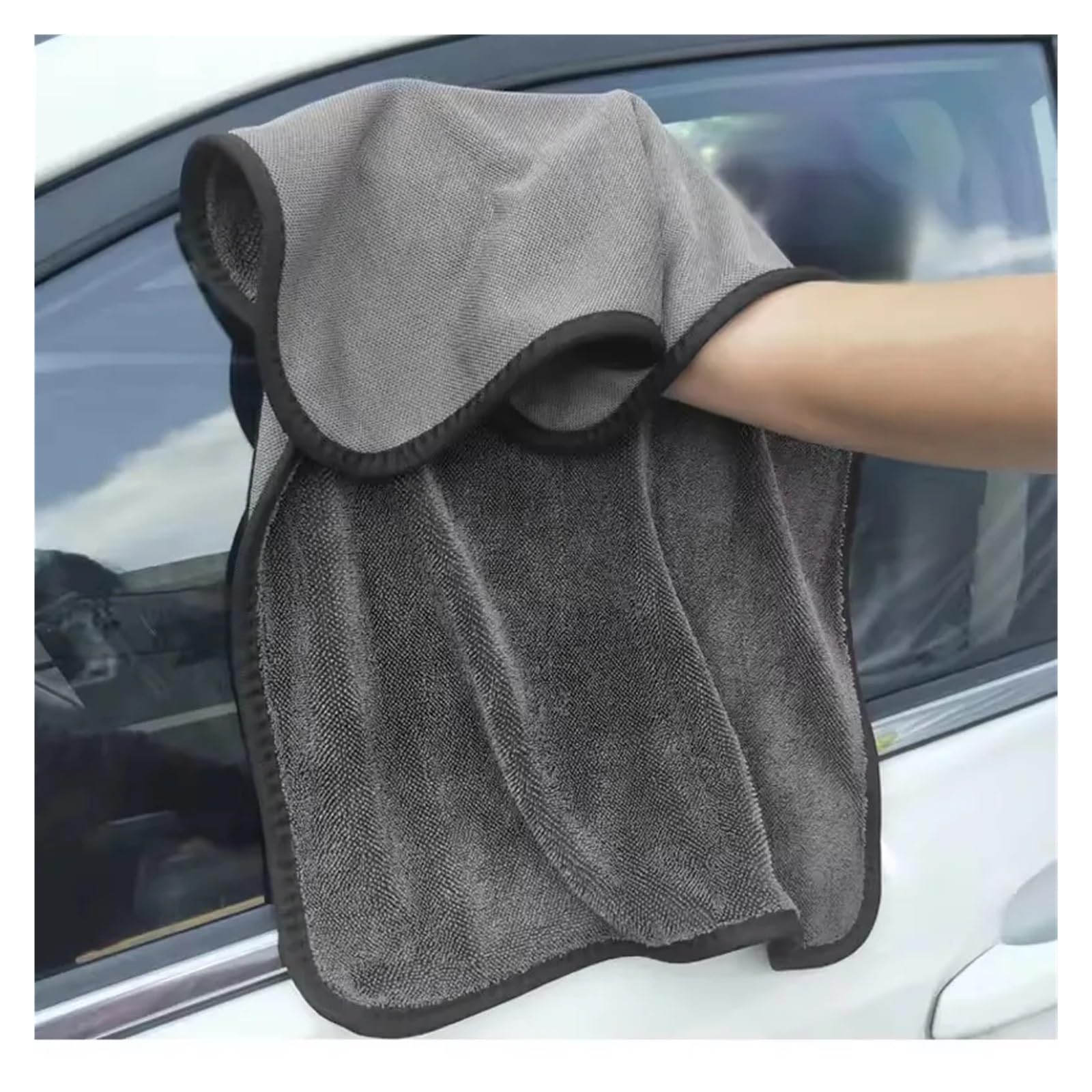 50 Toallas de Lavado de Coche, paño de Secado ultraabsorbente, de Microfibra, for el Cuidado de los Detalles. para VehíCulos Coches(40x60cm)