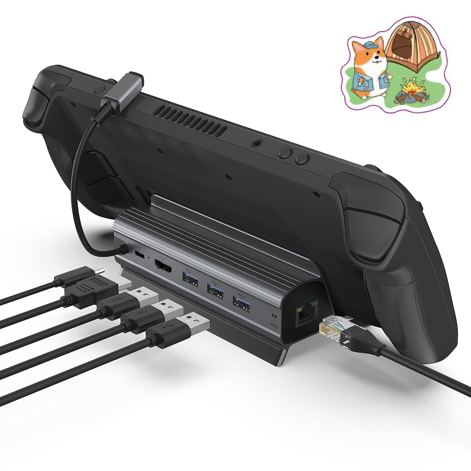 Buy Docking Station V3.23 Steam Deck Dock Stand with 4K60Hz HDMI