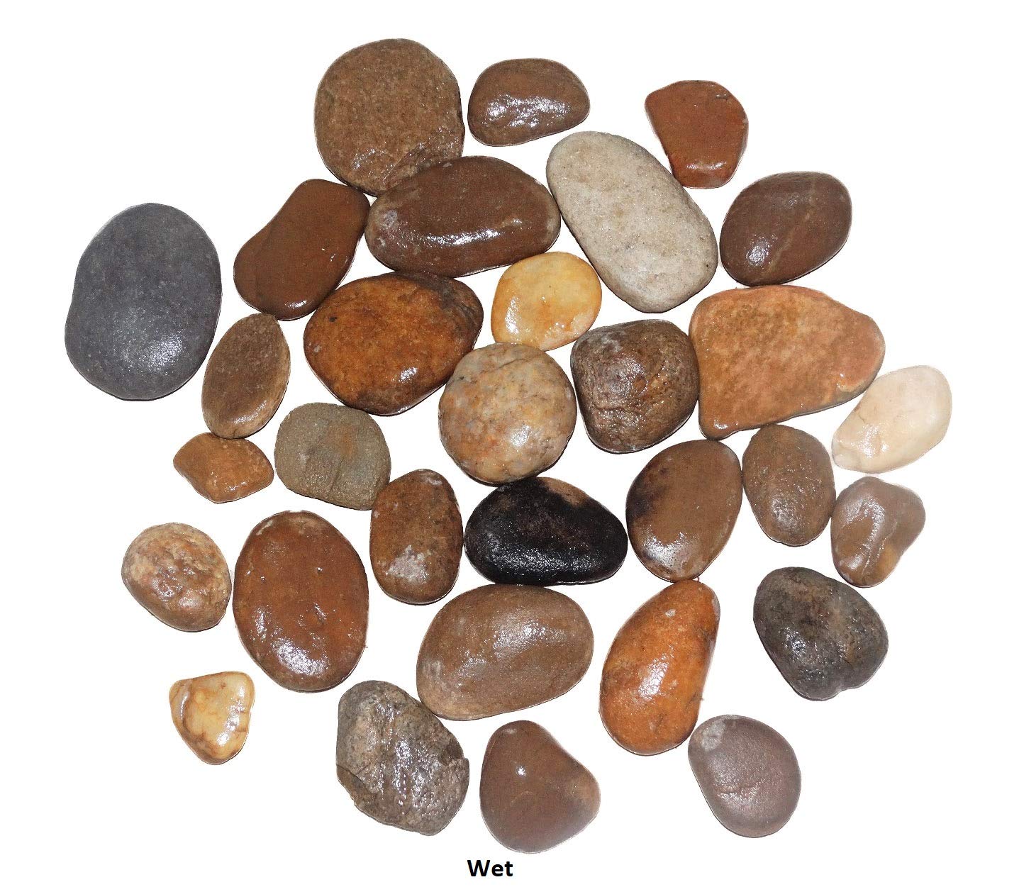 Maalavya Multi Color Flat unpolished River Stones for Home and Garden, Painting, Table Decor, Aquarium Substrate (3Kg) (B079NZ177X) Amazon Price History, Amazon Price Tracker