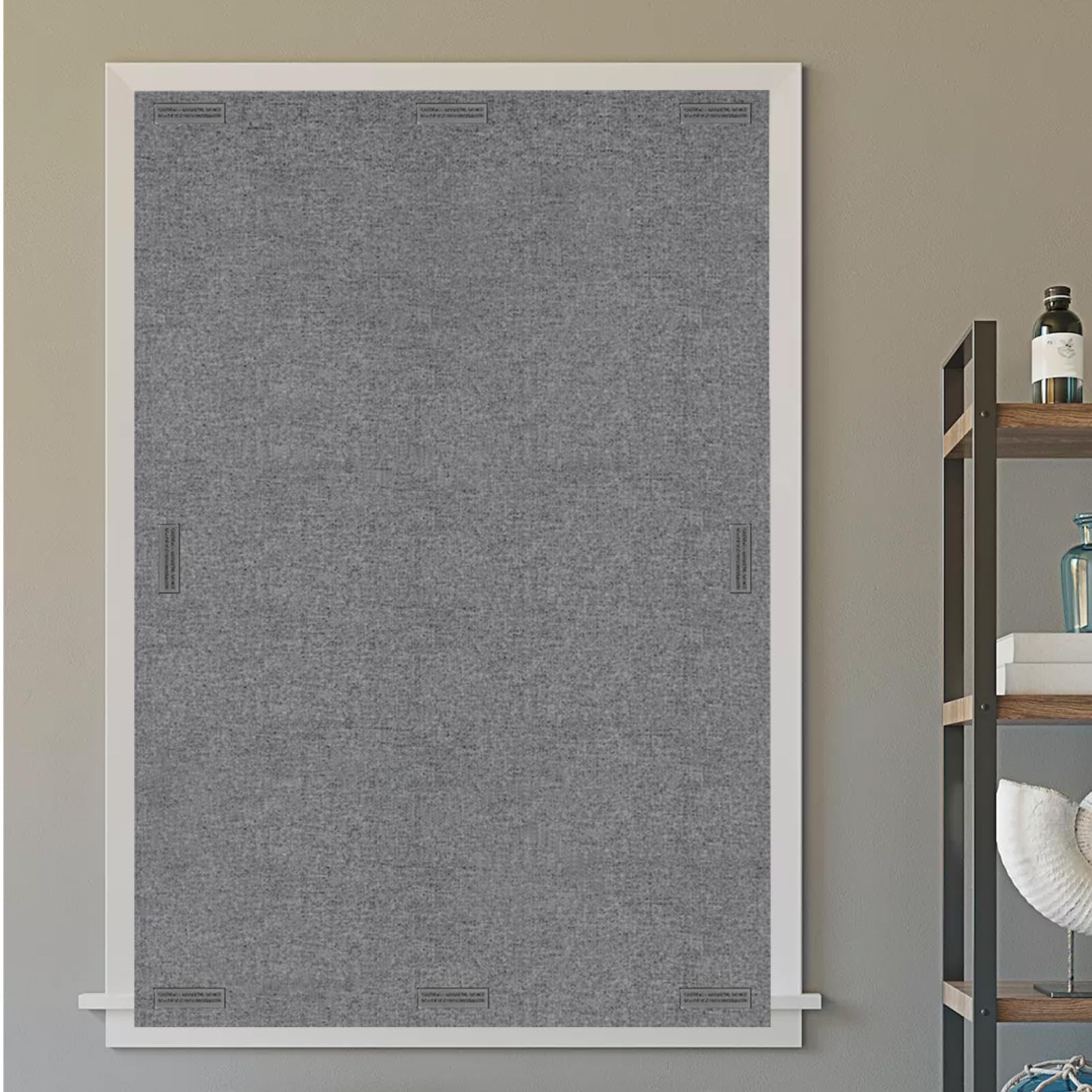 Store occultant magnétique en tissu avec protection UV et lavable en