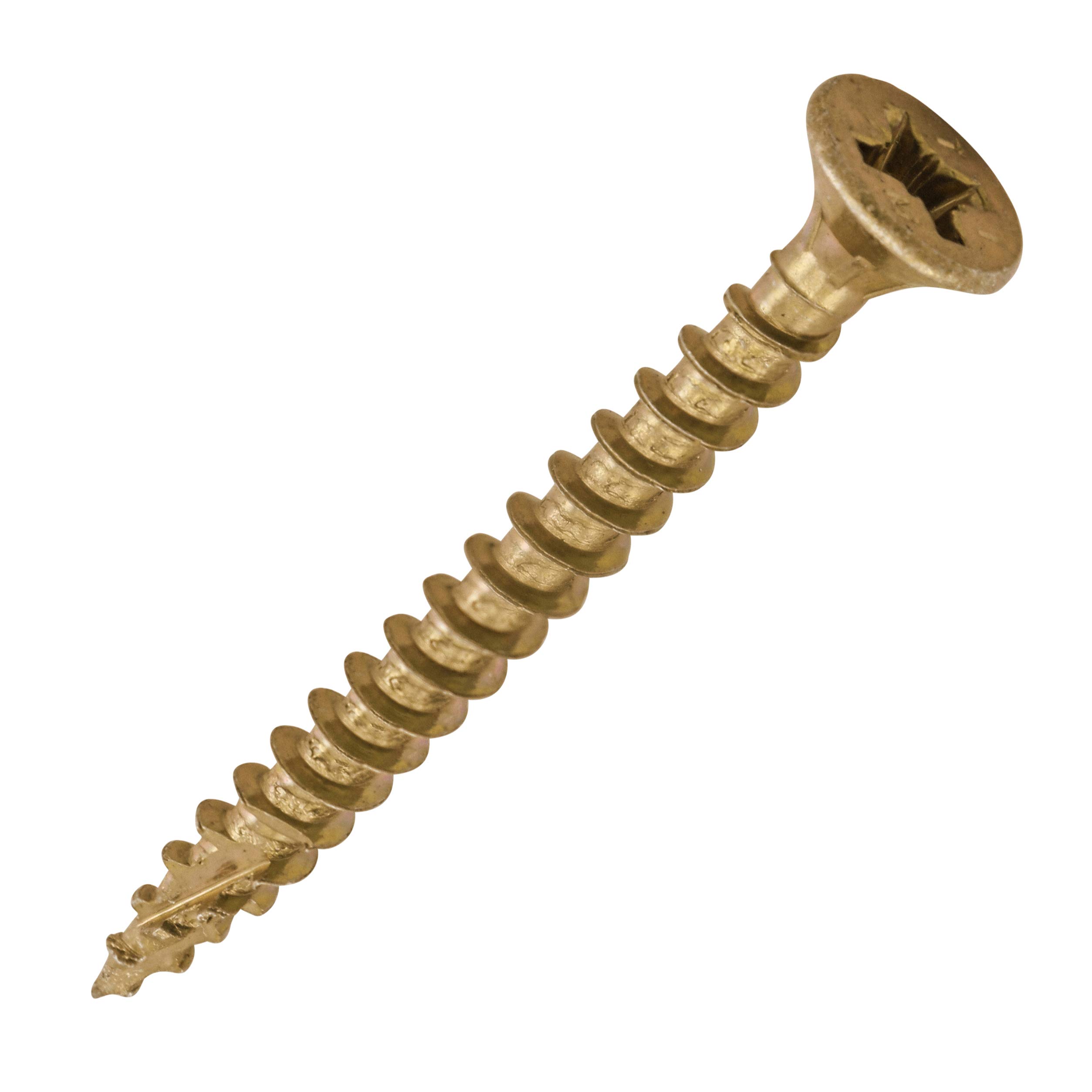 Timco 40040C2 C2 Classic Wood Screw Pz2 Csk Zyp 4.0 X 40Mm Box Of 200 Yellow